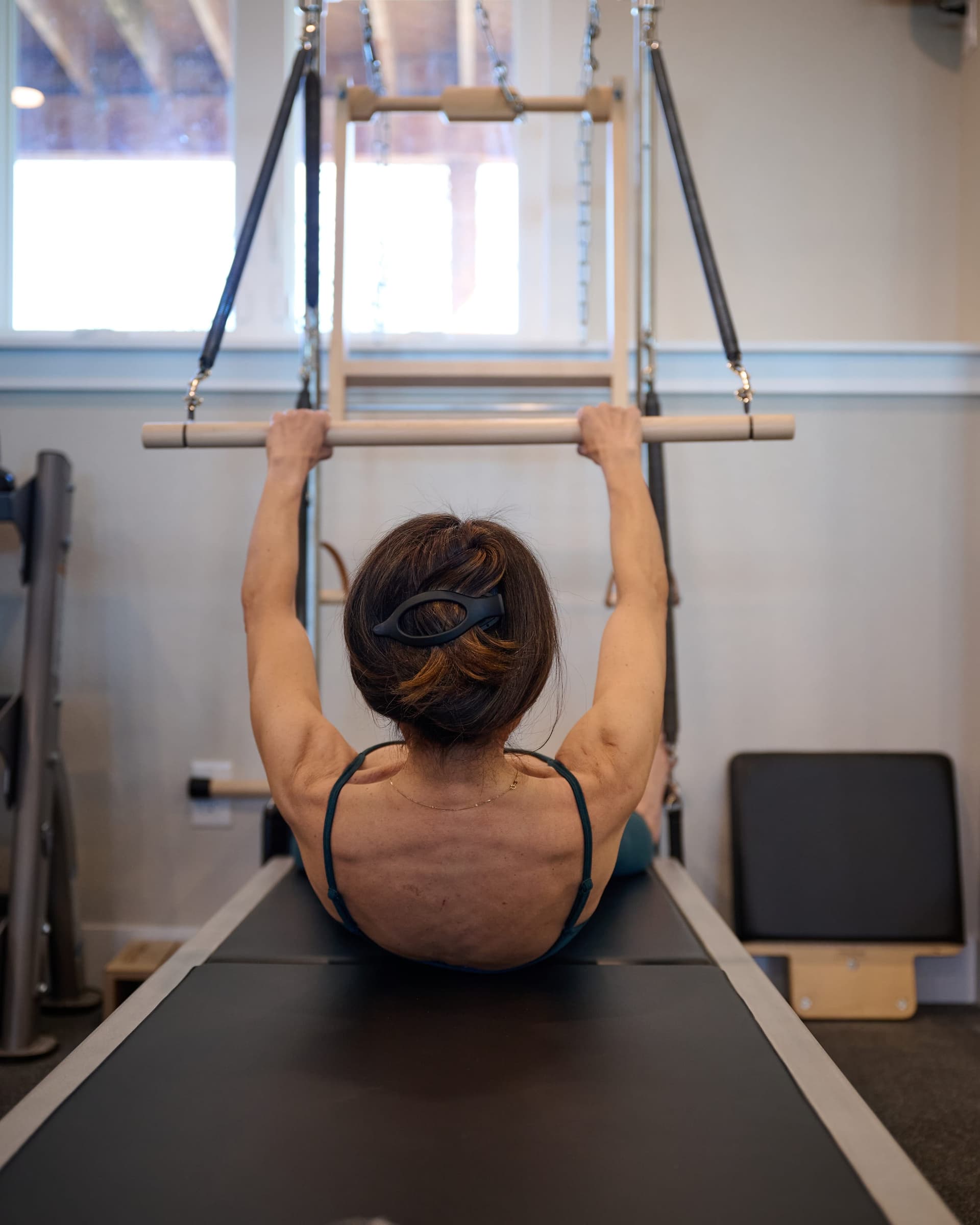 Pilates Cadillac pole system